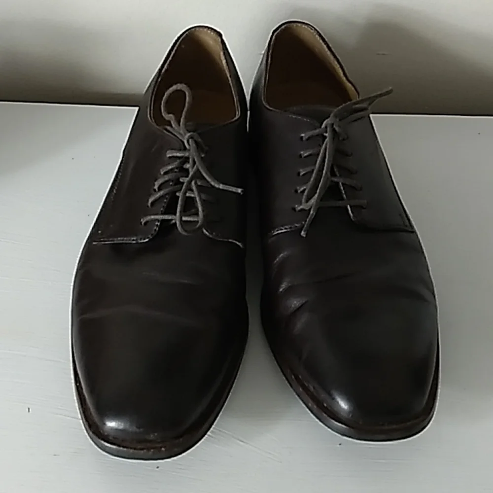 Mens Cole Haan Oxford Leather 9.5 dress professional lace up shoes 👞